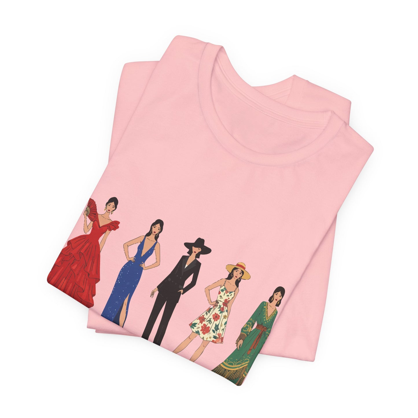 I Look Best In All T-Shirt — Fashion Icon Women Illustration Tee