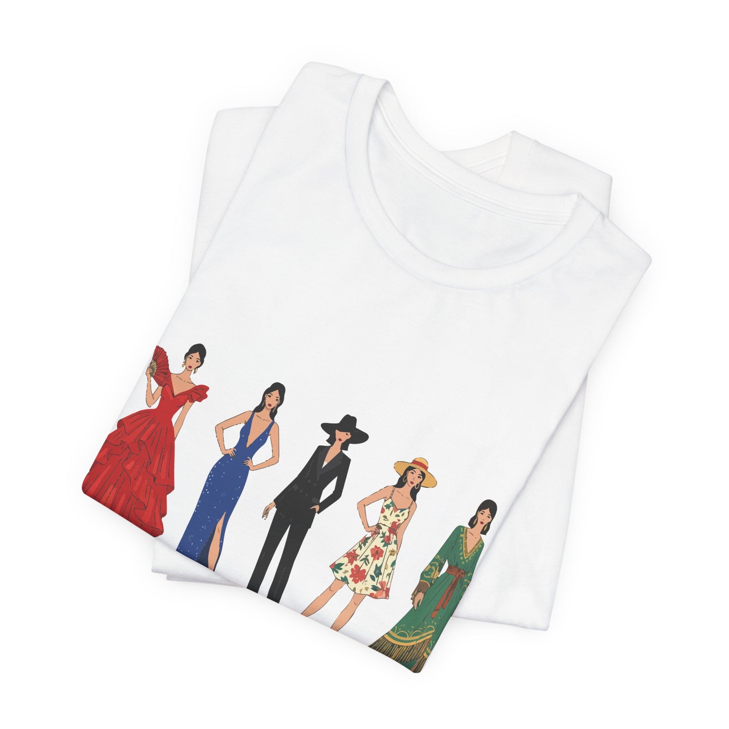 I Look Best In All T-Shirt — Fashion Icon Women Illustration Tee