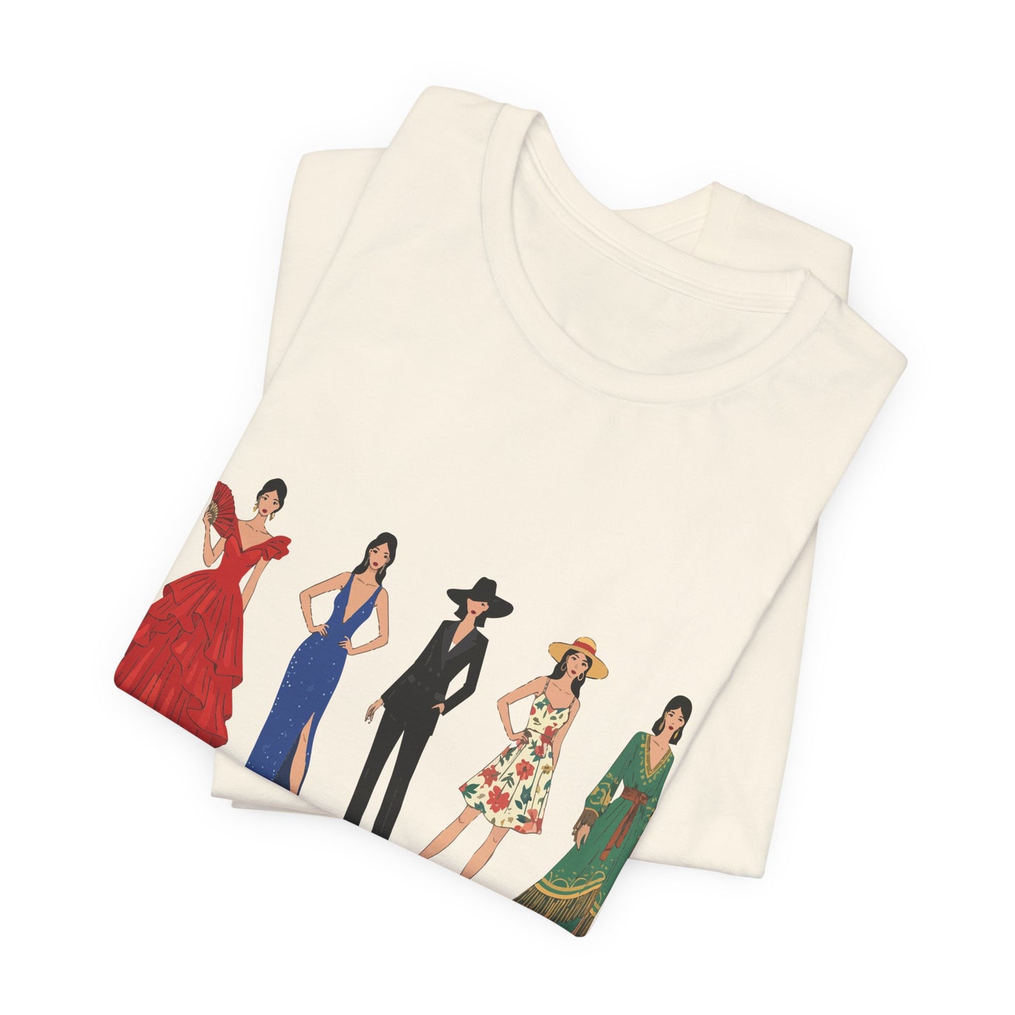 I Look Best In All T-Shirt — Fashion Icon Women Illustration Tee