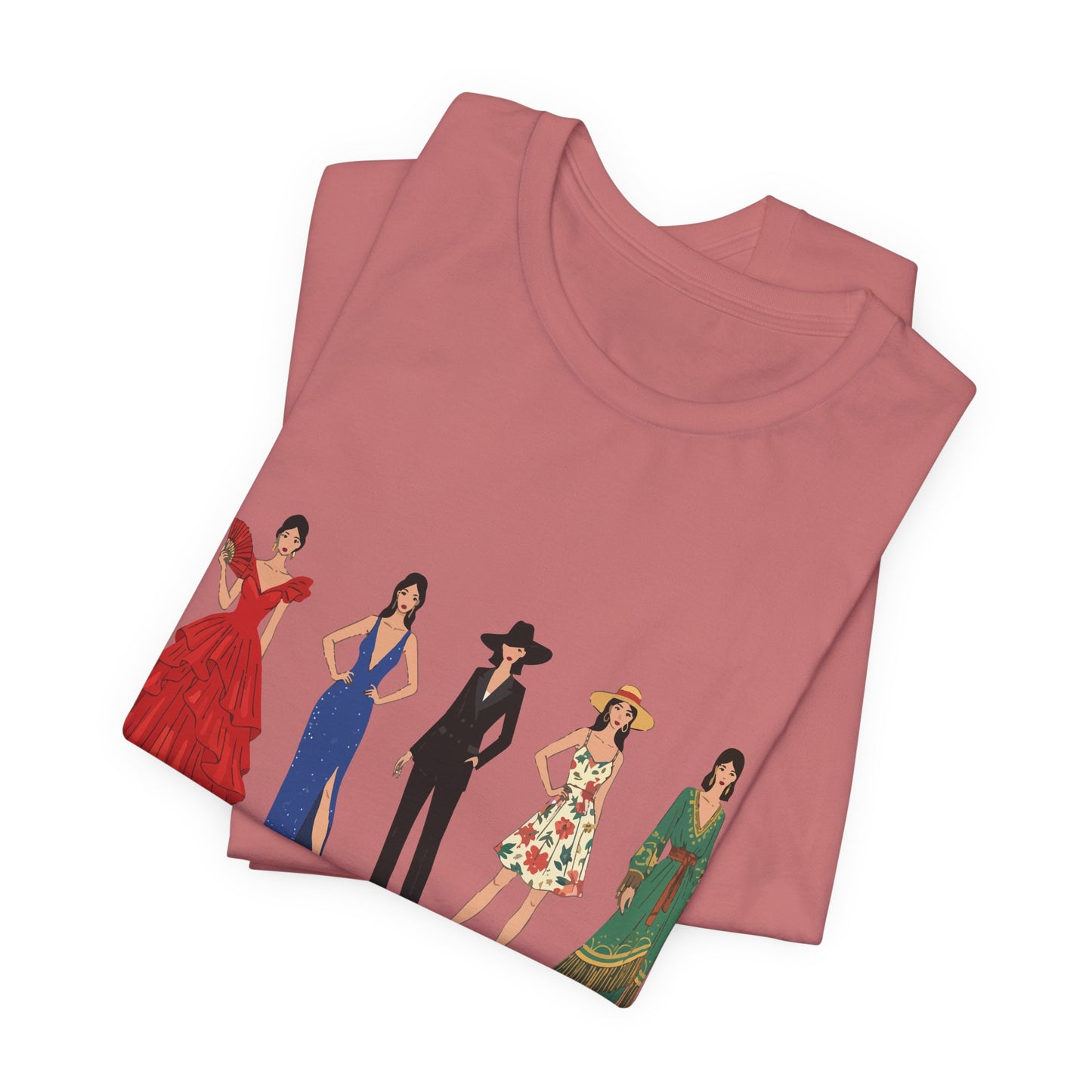 I Look Best In All T-Shirt — Fashion Icon Women Illustration Tee